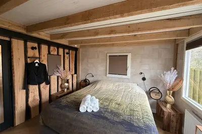 Wellness vacation home \"Blue Owl\" on the edge of the Veluwe