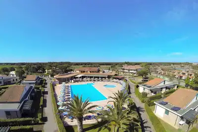 Image de appartement de vacances avec espace bien-être et climatisation