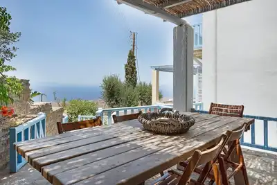 Maison de vacances 'Efrossyni House' avec vue sur la mer, jardin privé et Wi-Fi