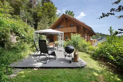 Image de Maison de vacances 'Ferienhaus Sankt Peter' avec vue sur les montagnes, terrasse privée et Wi-Fi