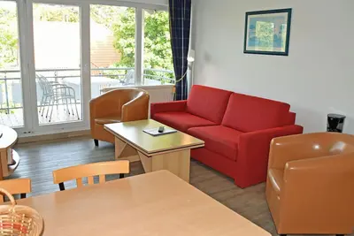 Image de 13 beautiful 3-room vacation apartment with balcony - apartment house with balcony in the Baltic Sea resort of Göhren (Hm-10