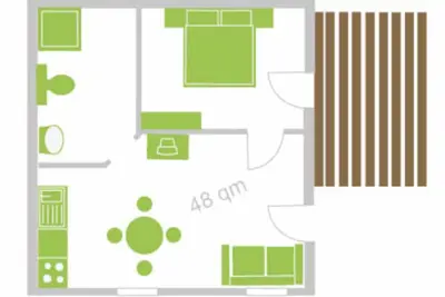 Image de Ferienwohnung 4 - 48qm - Weichaer Hof Fbs Sonja Fritsch & Hagen Schmidt GbR