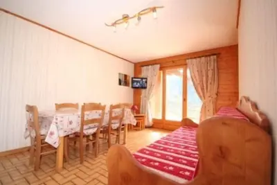 Image de Wifi, étage -2, terrasse, parking, télévision, casier à ski, 35m², Châtel