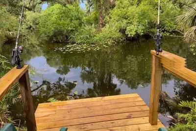 Image de Creekside Getaway in Nature\n