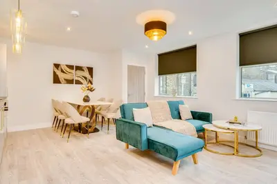 Image de Appartement-de Luxe-Salle de bain et douche-Vue ville-Luxury Two Bedroom