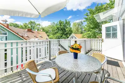 Image de Ferienwohnung Lerche, fĂĽr 4 Personen, Gs, Balkon - Feriendorf MĂĽritzufer