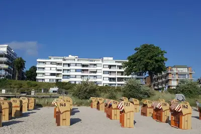 Image de Ferienwohnung, , strandblick - 3-raum Fewo, 45 m², Balkon