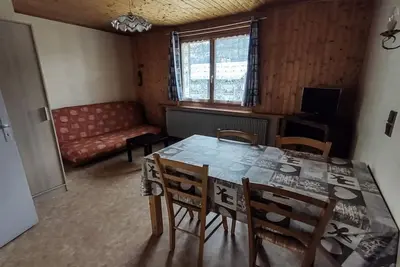 Image de 1er étage, vue montagne, parking, télévision, casier à ski, 43m², Les Gets