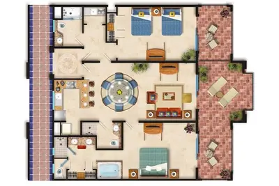 Image de Luxury 2 bedroom suite at Villa del Palmar Flamingos Resort NuevoVallarta Mexico