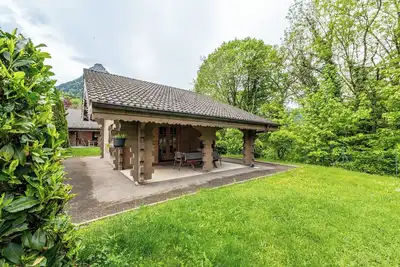 Image de Chalet 'Indépendant 3 Personnes' avec vue sur les montagnes, terrasse privée et Wi-Fi