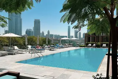 Image de Burj Khalifa Fountain Dubai Mall Address Opera 3br