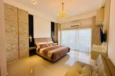 Grand Sri Lounge studio apartment at Ocean Breeze Hotel residence Negombo. \n
