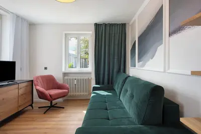 Image de Appartement \"Forestdreams\" avec vue sur les montagnes, jardin partagé et Wi-Fi