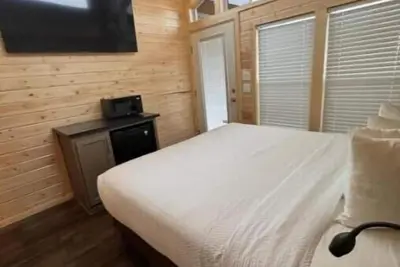 Tiny home with balcony