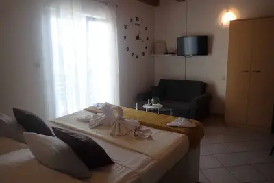 Studio avec vue sur la mer