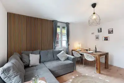 Image de Appartement \"Appartement Waldblick\" avec vue sur la montagne, jardin partagé et Wi-Fi