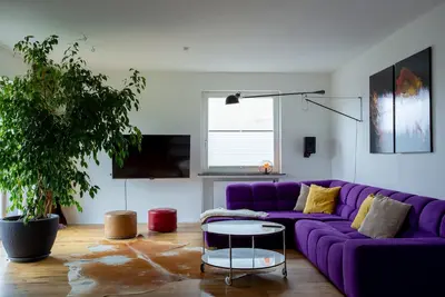 Image de Maison de vacances 'Stilvolles Haus In Borsum' avec terrasse privée, jardin privé et Wi-Fi