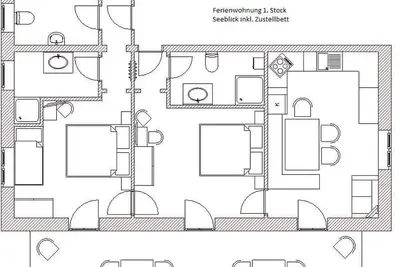 Image de Ferienwohnung Seeblick 1. Stock - Pension Winter Am Irrsee