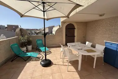 Image de Joli appartement 5 personnes piscine Ă Rochelongue Cap d'Agde