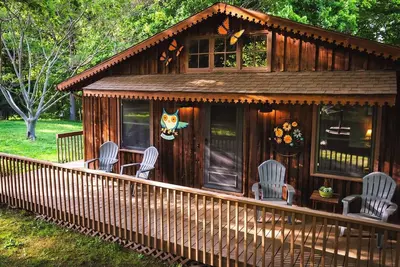 Image de Fox Creek Cabin, Fox Creek Cabin | Cozy & Private Luxury Retreat on 30 Acres in Olney