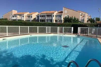 Image de Charmant F3 Mezzanine avec Piscine, Clim, Proche Plage et Centre - 4 Pers.
