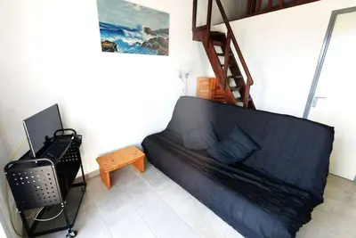 Image de Charmant Studio Mezzanine pour 4 avec Terrasse en Pleine Pinède, à 900m de la Plage