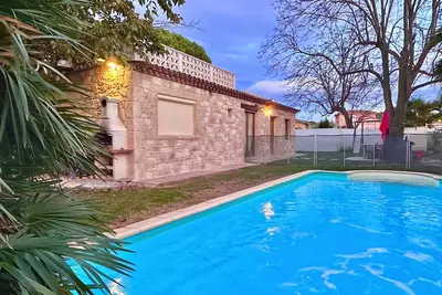 Image de Maison provençale avec piscine privée chauffée à plus de 30°C