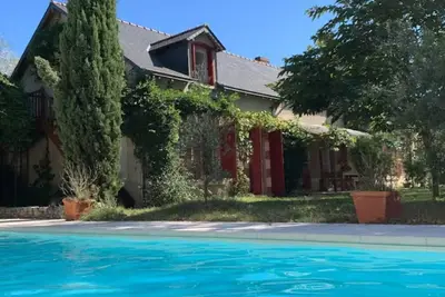 Image de School of Maupas : 19th Century Old School in the Heart of the Brenne\n