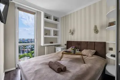 Image de Warsaw Praga View - 17th Floor with Balcony - by Rentujemy