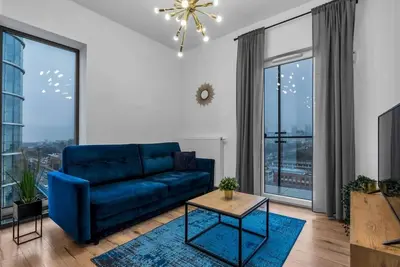 Image de Bliska Wola - City Skyline View, 10th Floor, Balcony - by Rentujemy