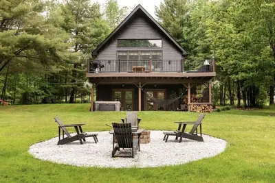 Image de Entire Cabin - Modern A-Frame w/Hot Tub