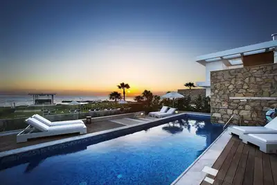 Superb Beach Front Modern villa with Heated Pool, Ideal for Weddings (9 -303)