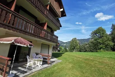 Image de Rez-de-chaussée, terrasse, parking, télévision, 20m², Châtel