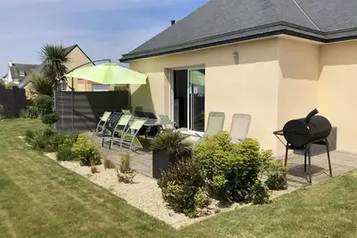 Image de Gitelegaulois. bzh   Maison 8 personnes toute équipée, clôturée, parking gratuit