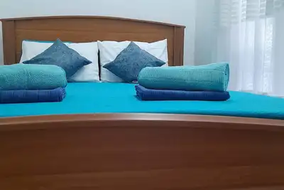 Relax in Air Con Room at Sea Side Resort Negombo, 1 minutes walk to the beach.