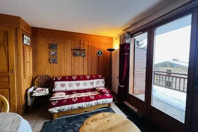 Image de À 150m des pistes de ski, Rez-de-chaussée, télévision, casier à ski, 45m², Les Saisies