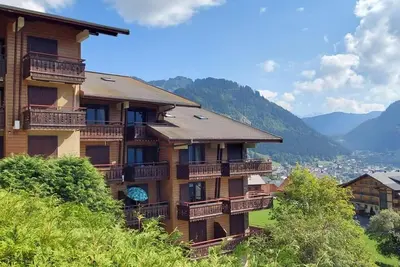 Image de À 300m des remontées, 2ème étage, balcon, parking, télévision, casier à ski, 24m², Châtel