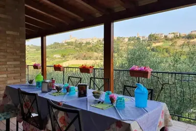 Image de Maison de vacances 'Casa Vacanze Landandsea' avec terrasse privée, Wi-Fi et climatisation
