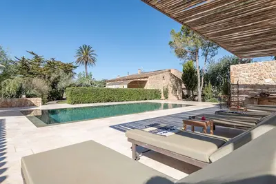 Image de Villa 'Es Lledoner 3' avec vue sur les montagnes, piscine partagée et Wi-Fi