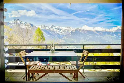 Swiss Alps view Aiglon H2 by Interhome