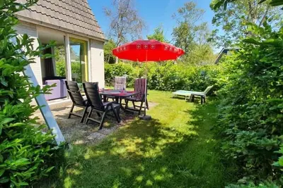 Image de Dune Bungalow directly against the dunes for 5 persons. Charming holiday home, Walking, Cycling, enjoying the silence.