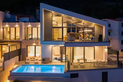 Image de Private heated pool, 3 bedrooms, 2 living rooms, a gym, villa for 6 people