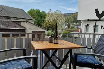 Image de Ferienhaus Steigrhein Apartment mit Balkon und Flussblick im Erdgeschoss