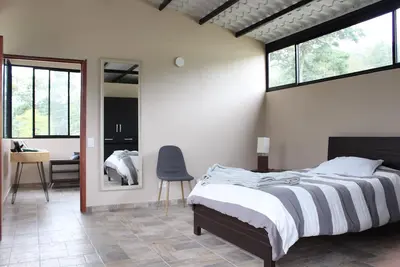 Image de Bio-Hotel Bhakti, \nCoffee rural cabin with view of the mountains and the forest