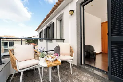 Image de Maison de vacances 'Melblue' avec vue sur la mer, terrasse privée et Wi-Fi