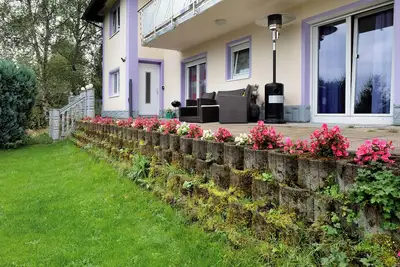 Appartement 'Ferienwohnung, 120qm' avec vue sur la montagne, terrasse privée et Wi-Fi