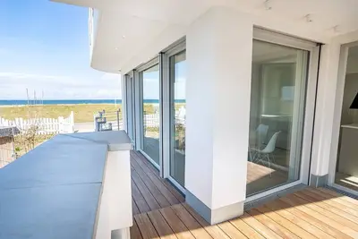Image de Appartement 'Ferienwohnung Backbord' avec vue sur la mer, jardin partagé et Wi-Fi