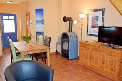 Image de Apartment 5 with fireplace and terrace Nixenhus - Holiday apartments on the Baltic Sea beach with terrace