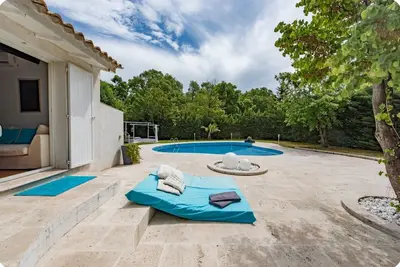 Image de Maison De Vacances adaptée pour toute la famille Pétanque, piscine, mer …