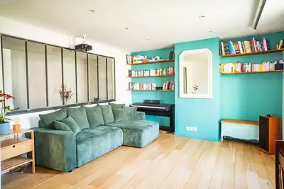 Image de Beau duplex à Pantin, à proximité du Parc de la Villette idéal pour les Jo!
